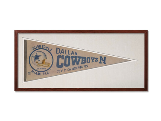 Vintage Dallas Cowboys Superbowl Pennant