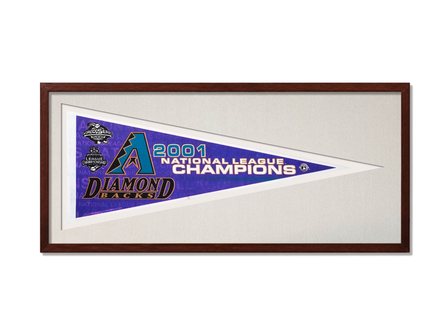 Vintage 2001 Arizona Diamondbacks National League Champions Pennant