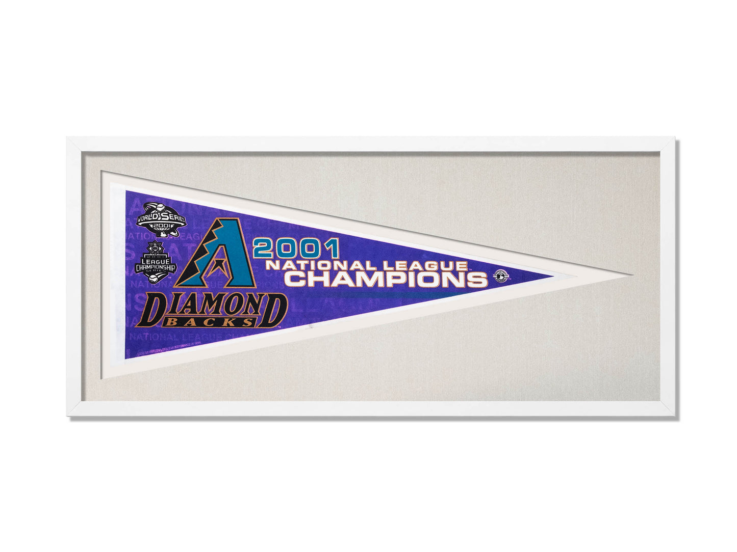 Vintage 2001 Arizona Diamondbacks National League Champions Pennant