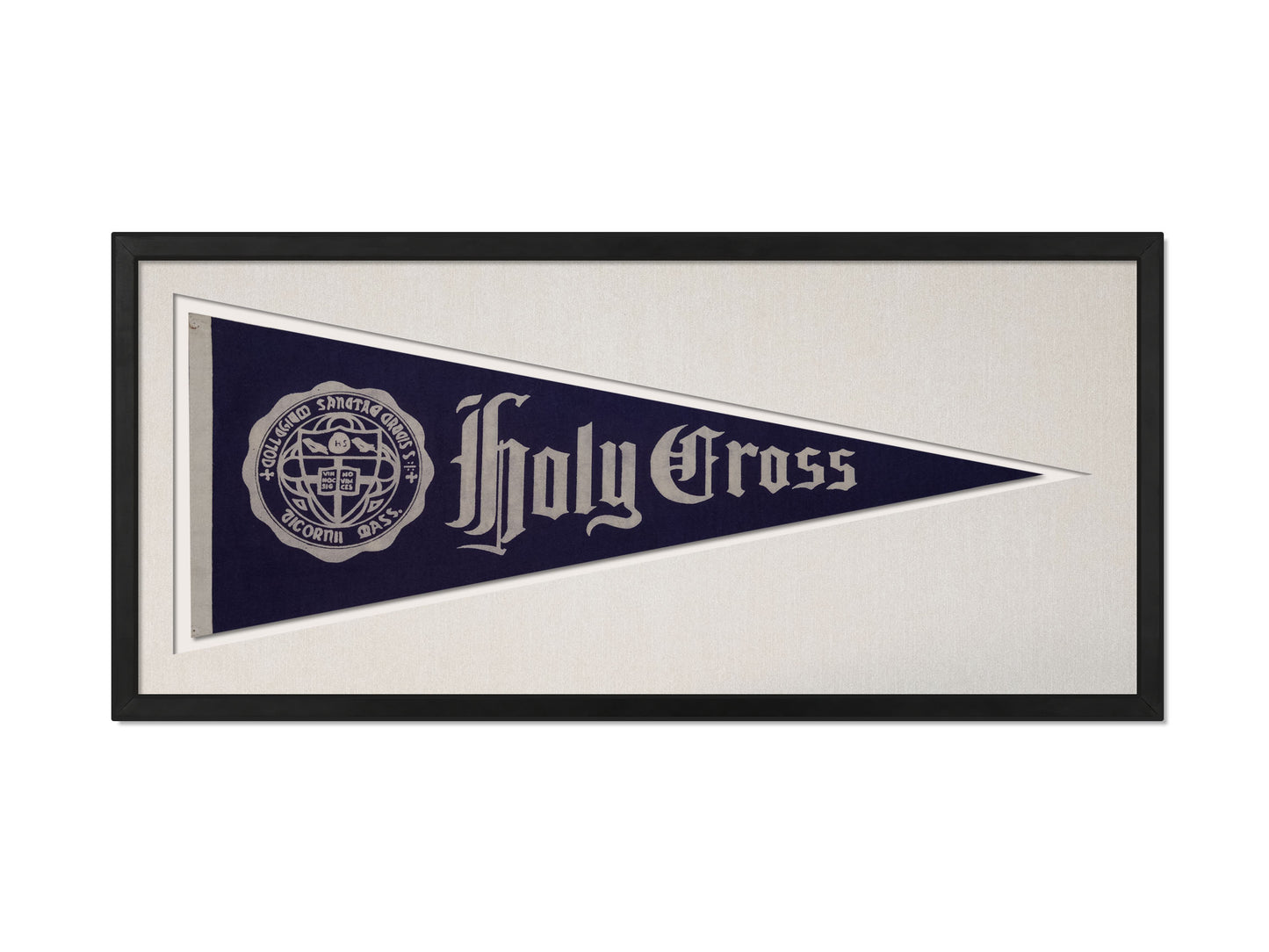 Vintage Holy Cross Pennant