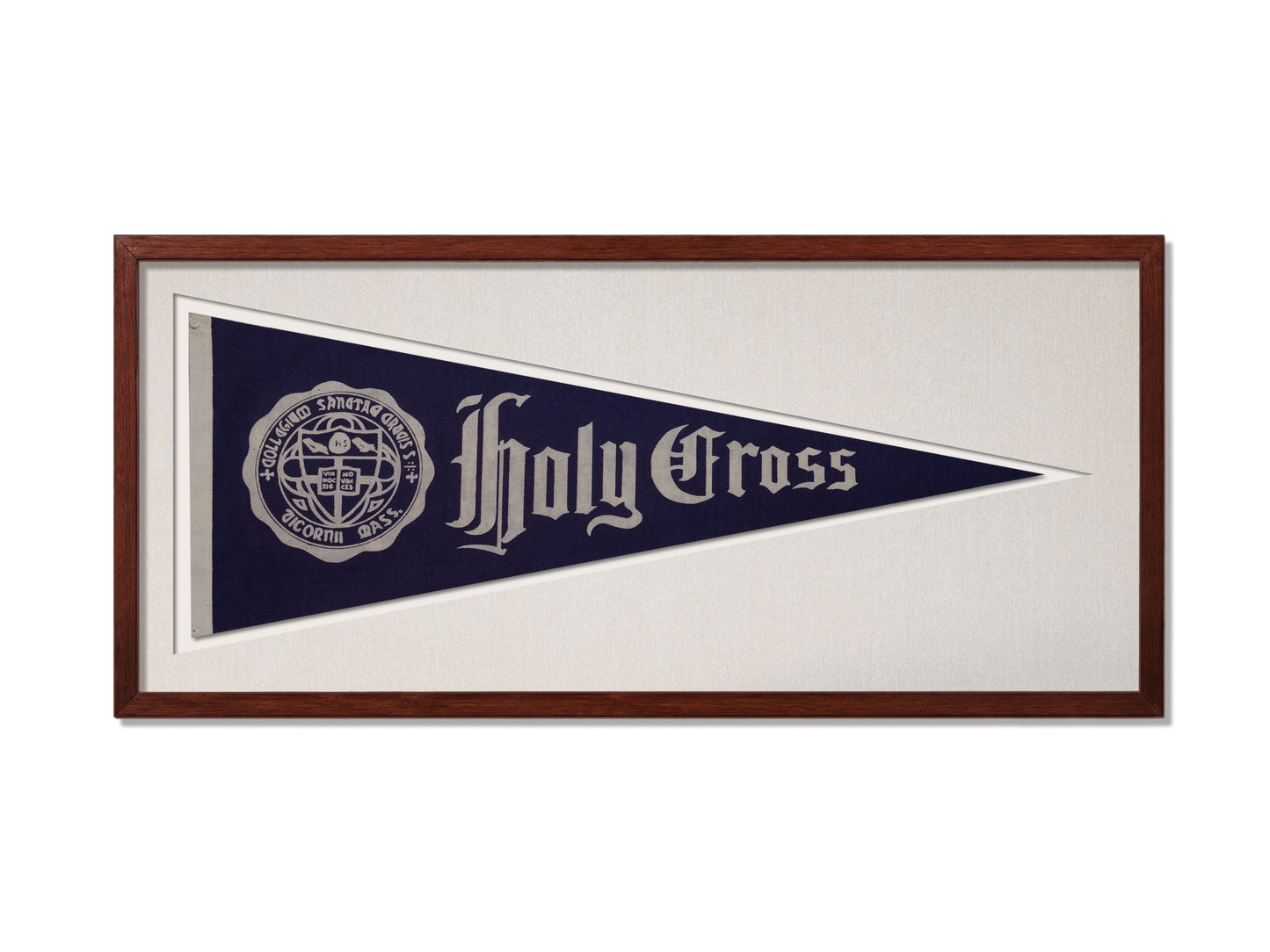 Vintage Holy Cross Pennant