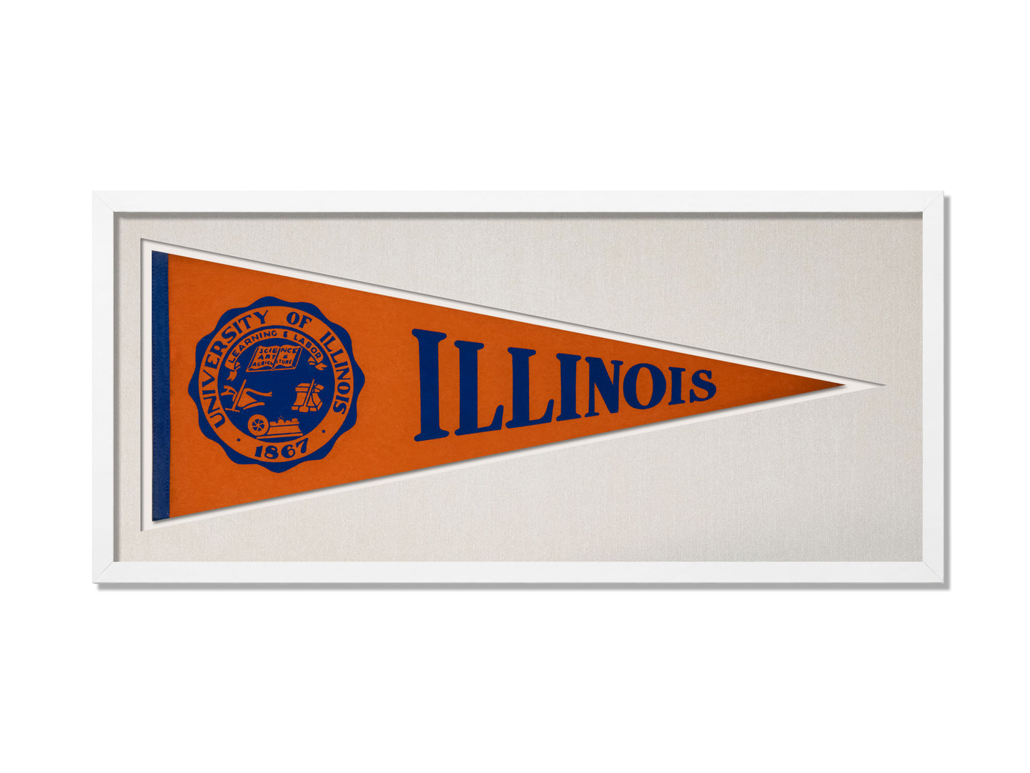Vintage Illinois Pennant