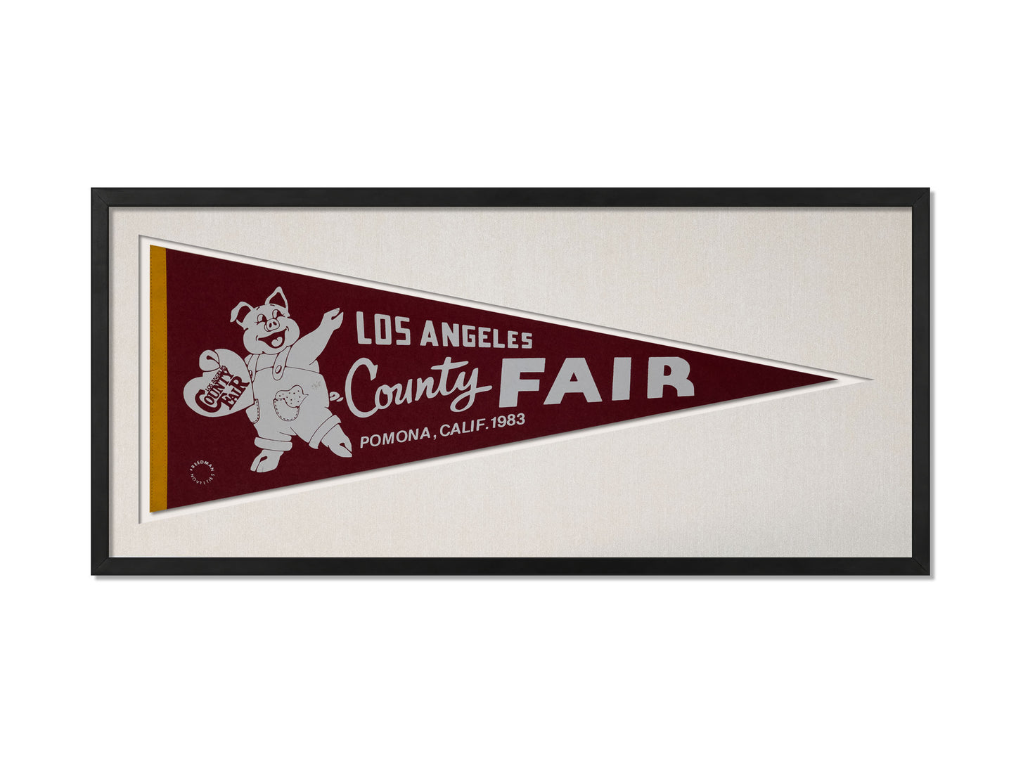 Vintage Los Angeles County Fair Pomona, CA 1983 Pennant