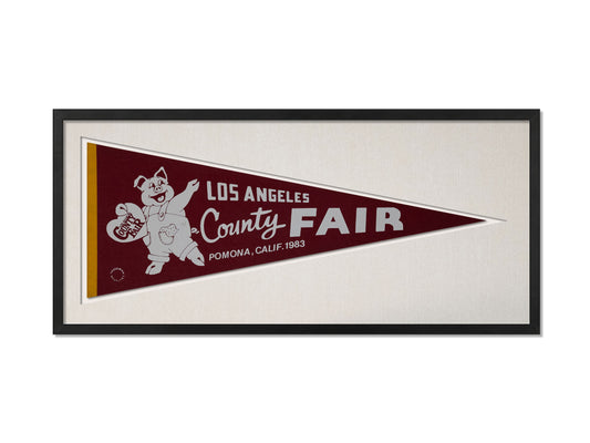 Vintage Los Angeles County Fair Pomona, CA 1983 Pennant