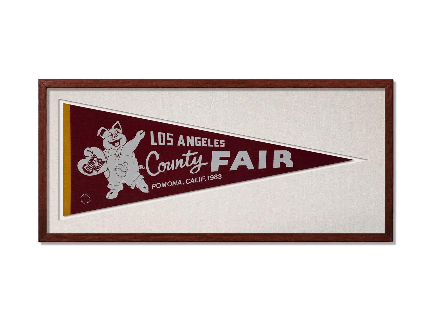 Vintage Los Angeles County Fair Pomona, CA 1983 Pennant