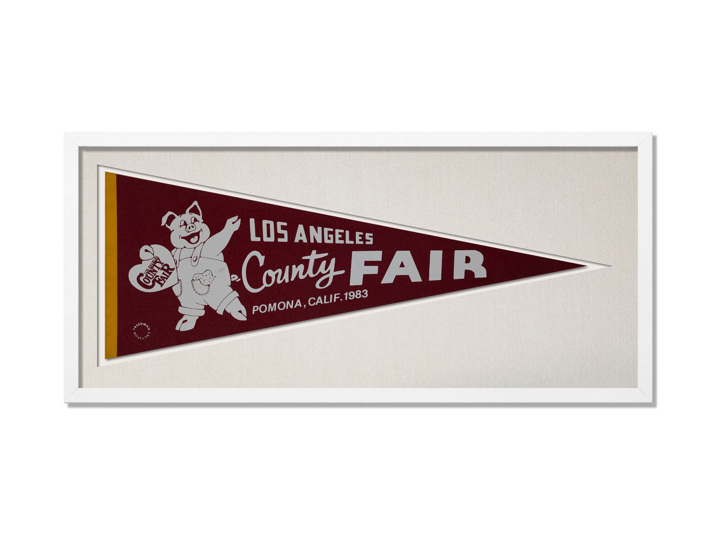 Vintage Los Angeles County Fair Pomona, CA 1983 Pennant
