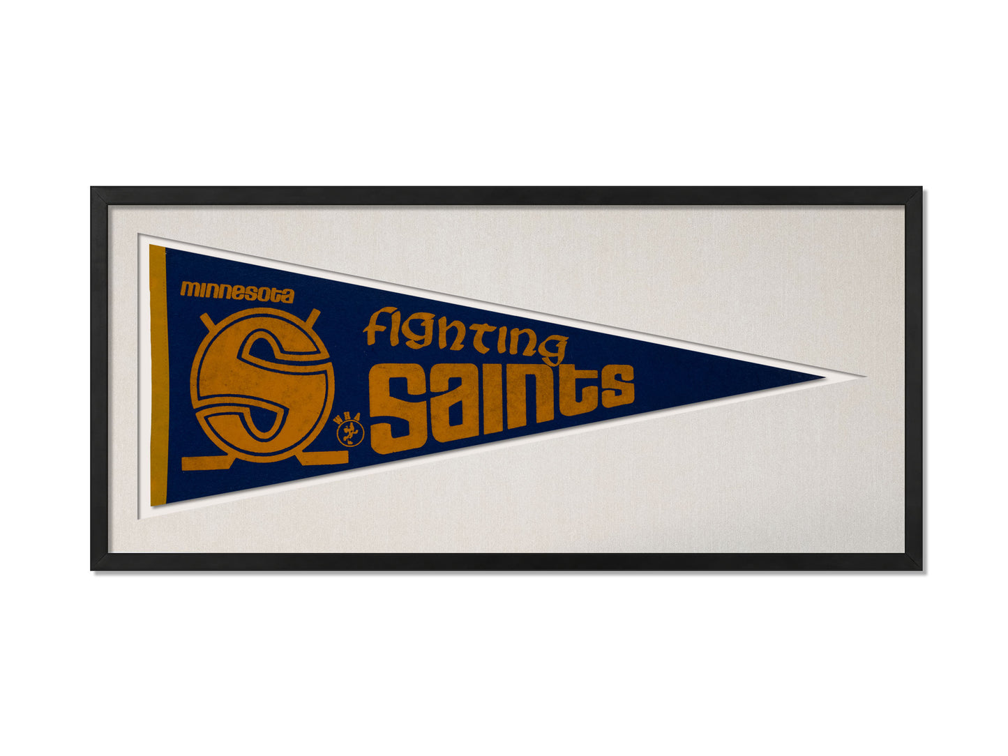 Vintage Fighting Saints Minnesota Pennant