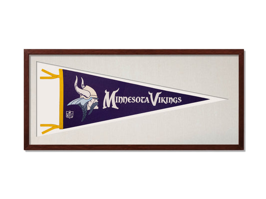 Vintage Minnesota Vikings Pennant