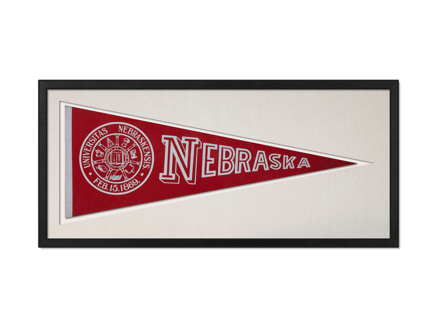Vintage Nebraska Pennant