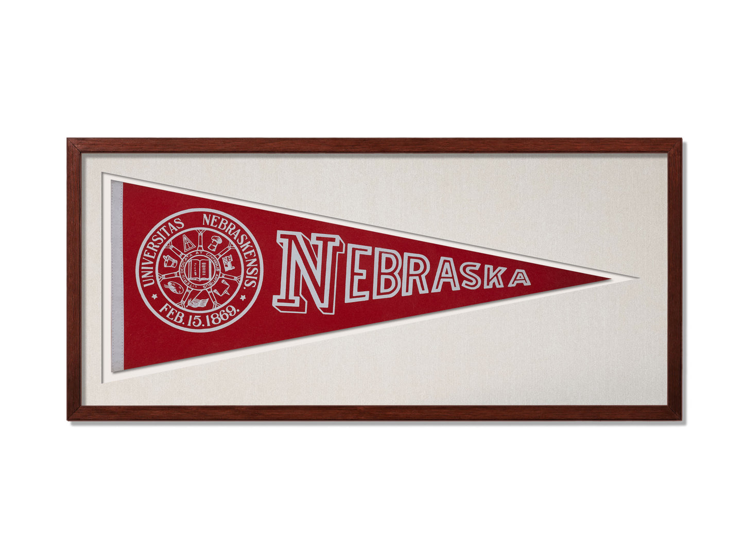 Vintage Nebraska Pennant
