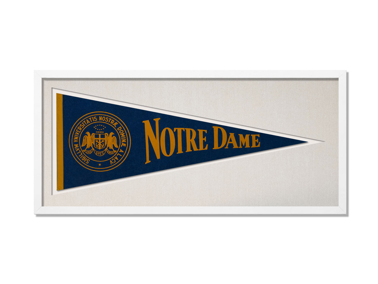 Vintage Notre Dame Pennant