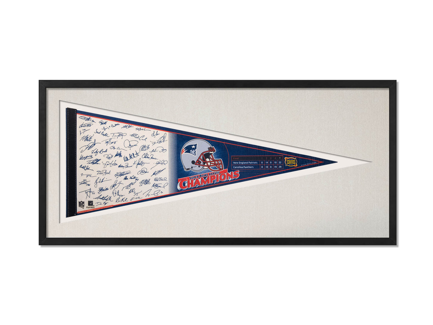 New England Patriots Super Bowl XXXVIII Champs (with Players)