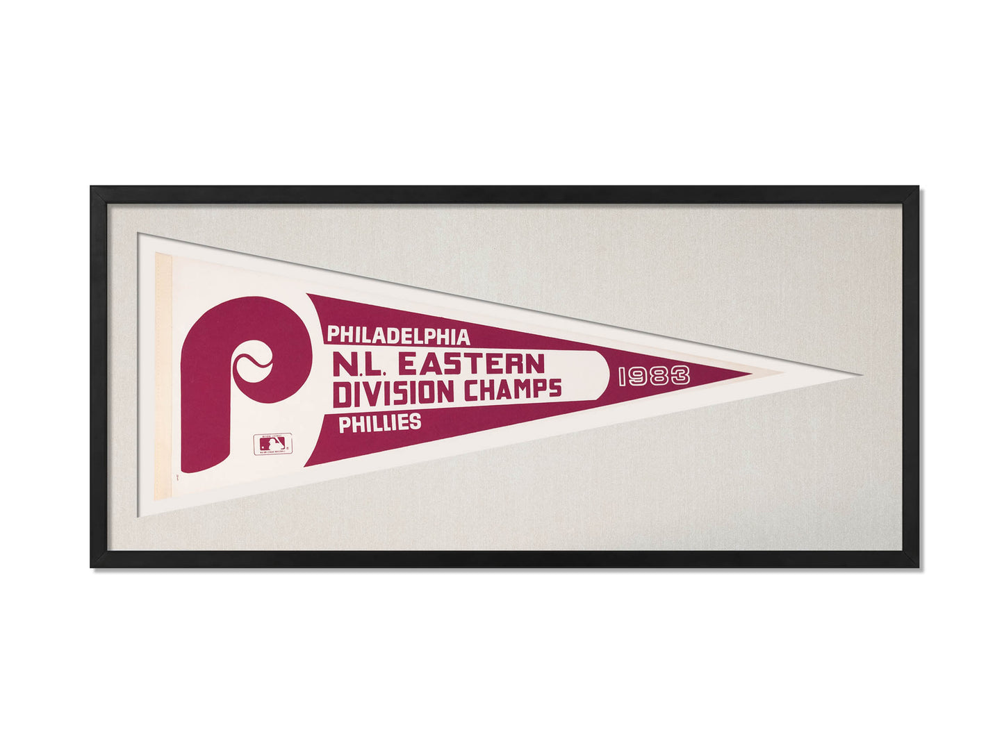 Vintage 1983 Philadelphia Phillies N.L. Eastern Division Champions Pennant
