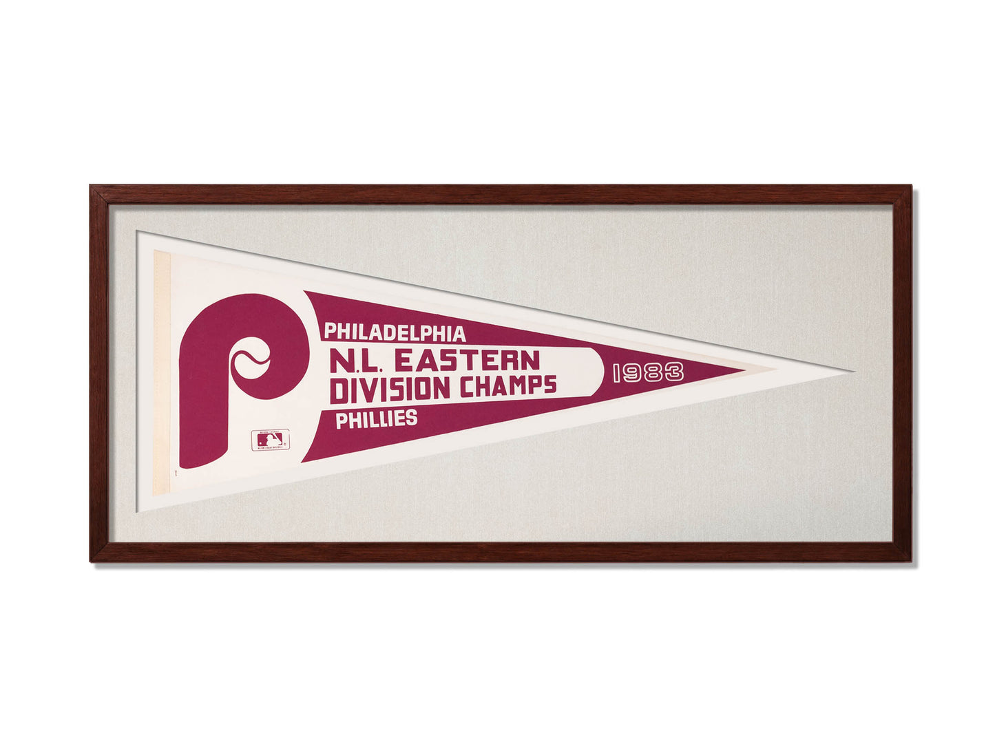 Vintage 1983 Philadelphia Phillies N.L. Eastern Division Champions Pennant