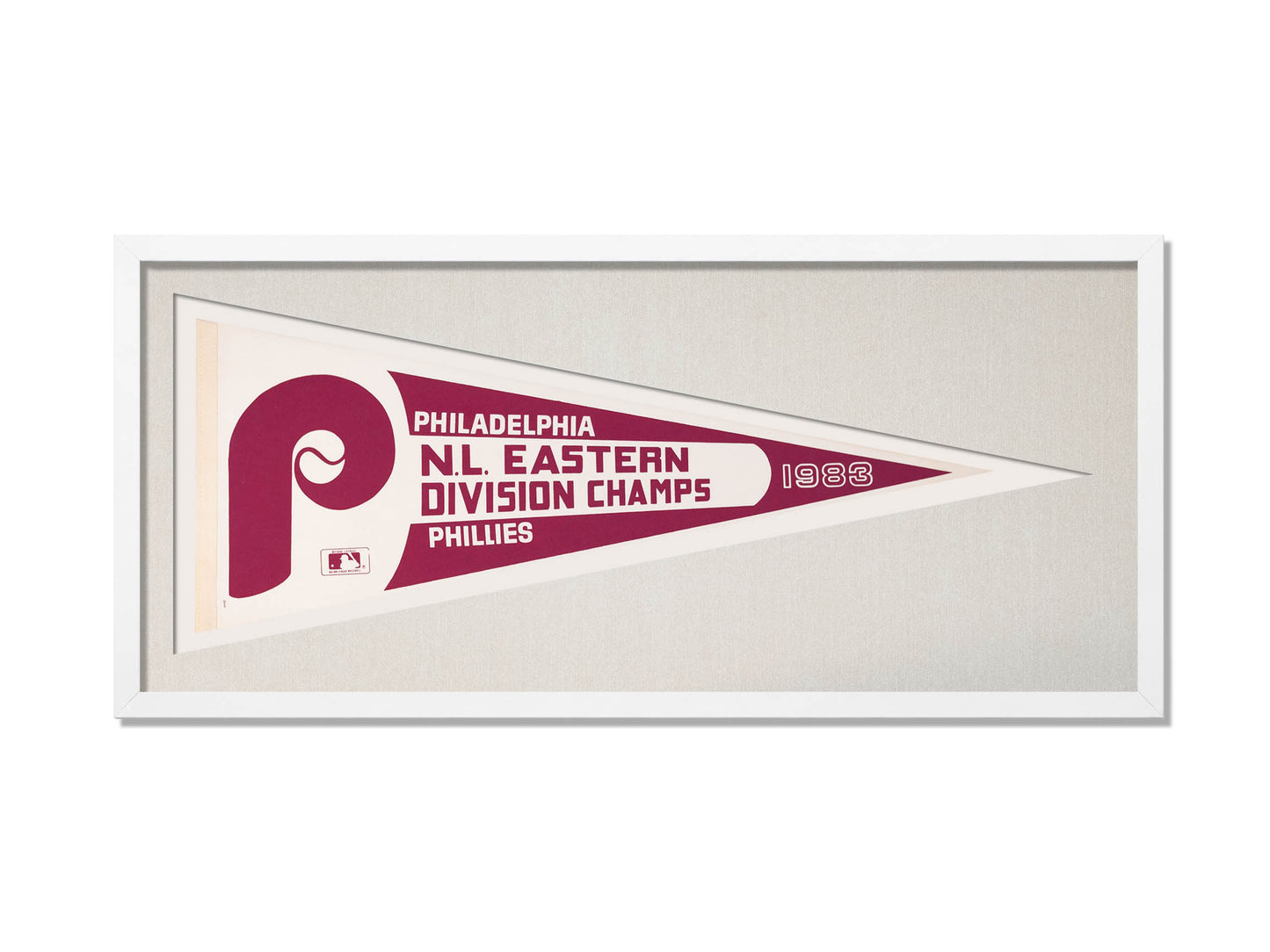 Vintage 1983 Philadelphia Phillies N.L. Eastern Division Champions Pennant