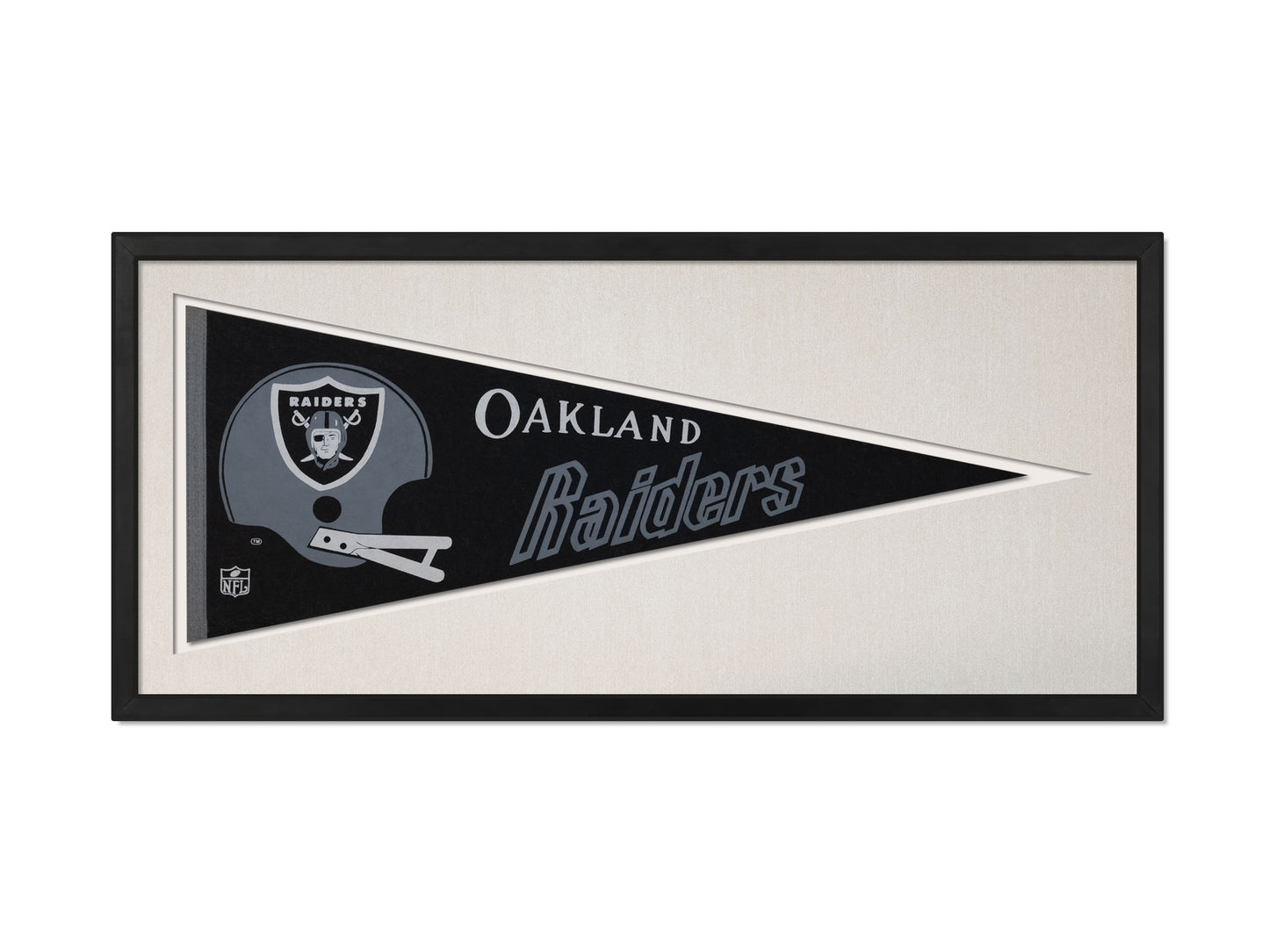 Vintage Oakland Raiders Pennant