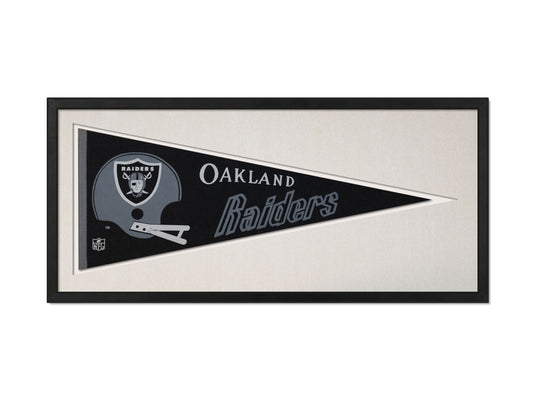 Vintage Oakland Raiders Pennant