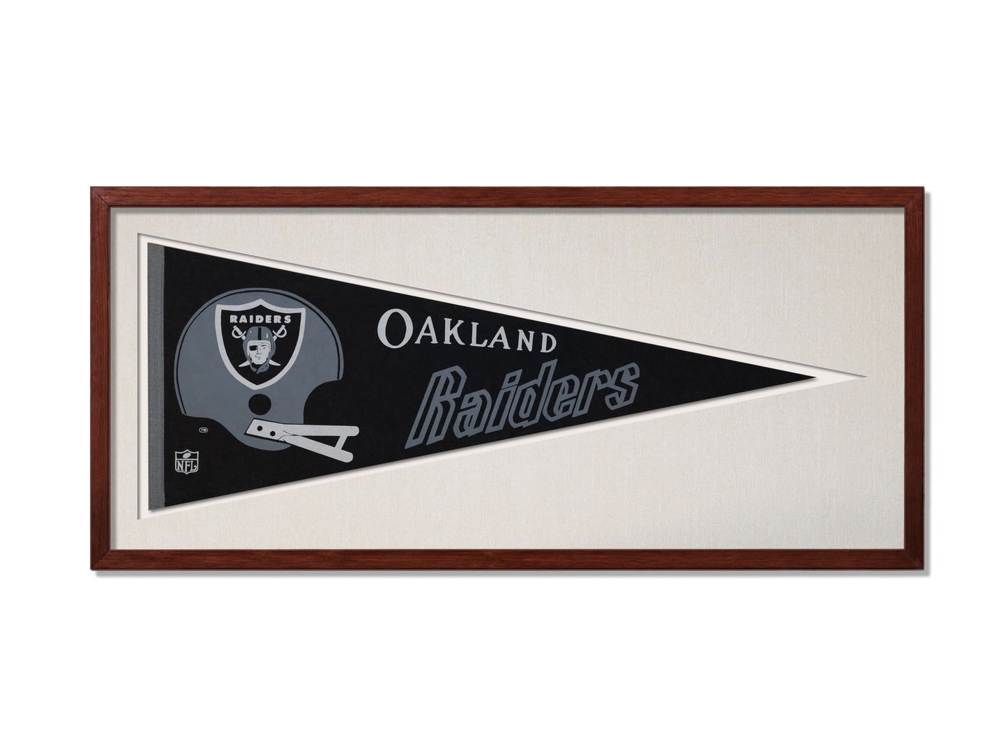 Vintage Oakland Raiders Pennant