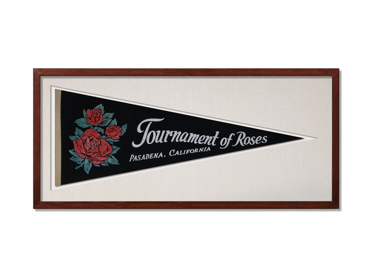 Vintage Tournament of Roses Pasadena Pennant