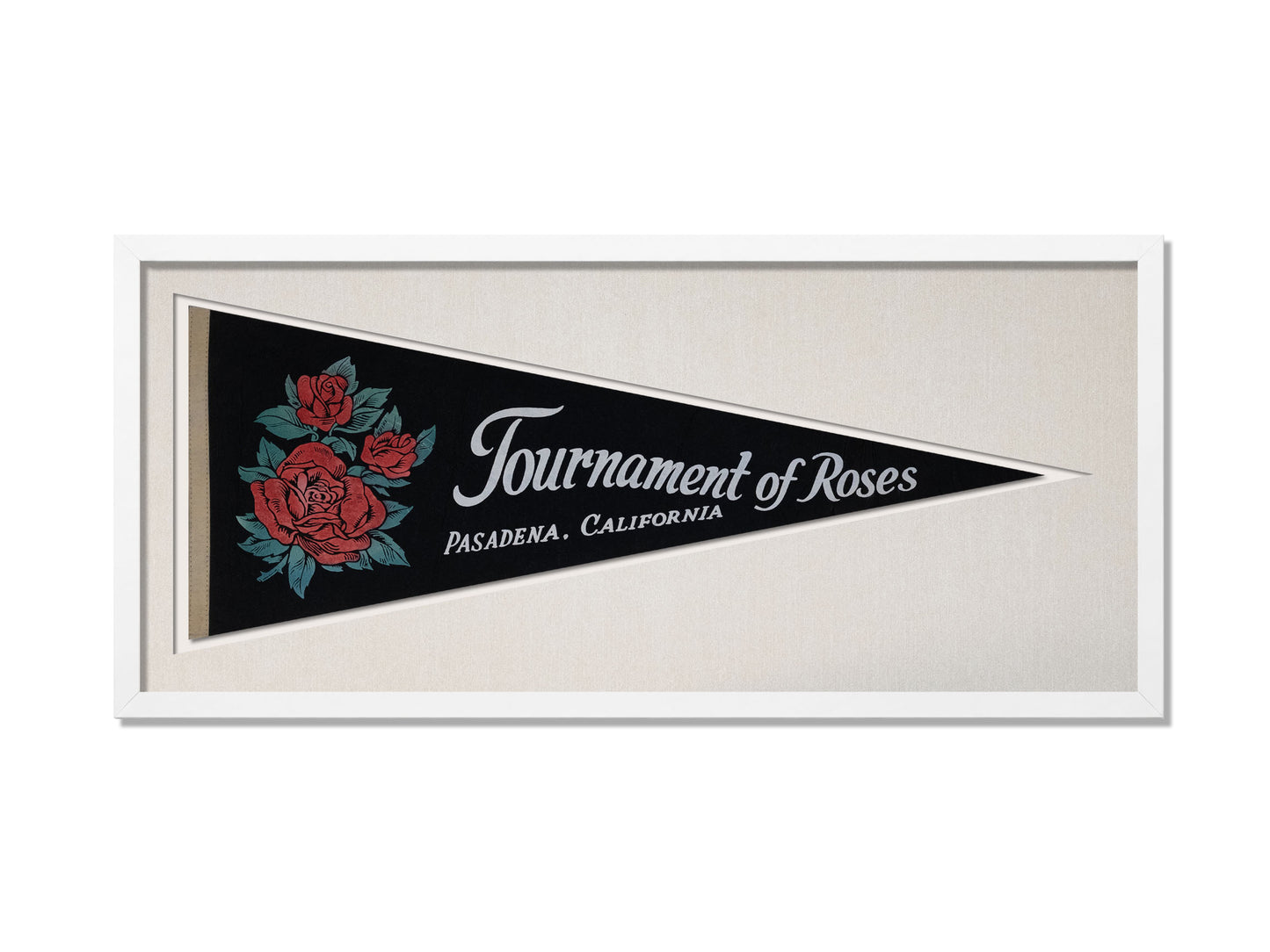 Vintage Tournament of Roses Pasadena Pennant