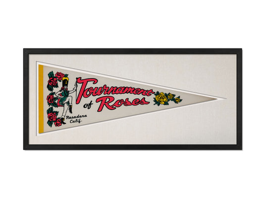 Vintage Tournament of Roses Pennant