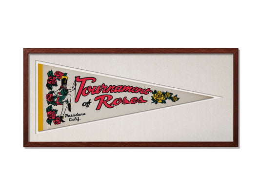 Vintage Tournament of Roses Pennant