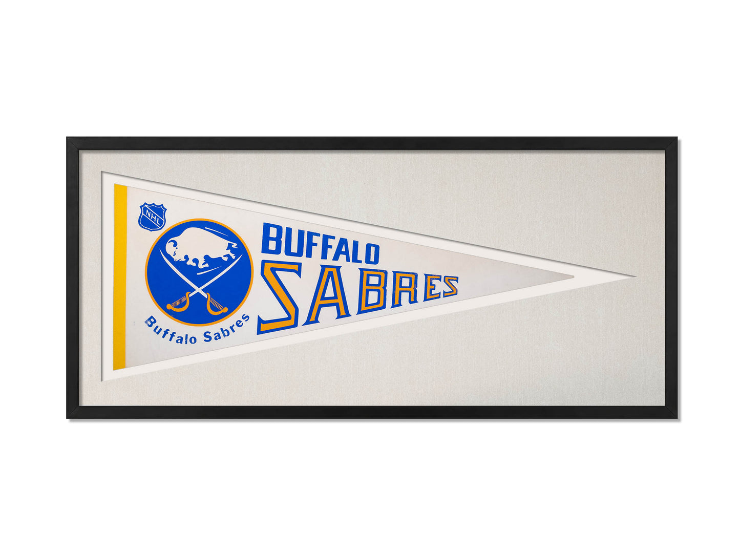 Vintage Buffalo Sabres Pennant