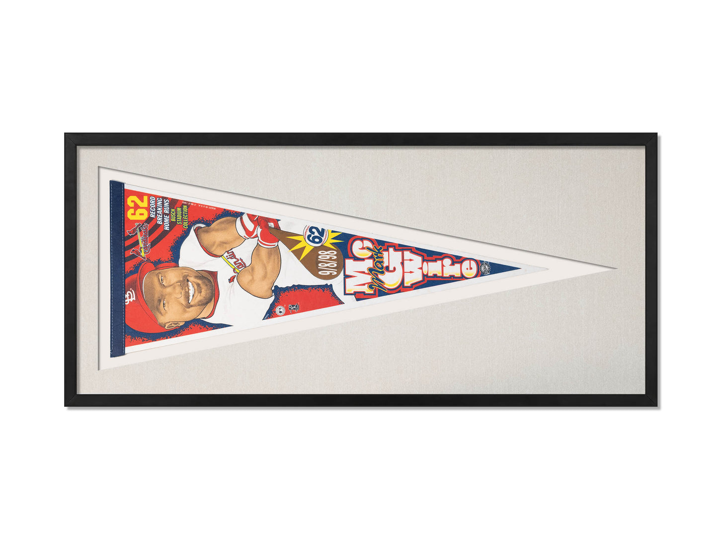 Vintage 1998 St. Louis Cardinals Mark McGwire Pennant