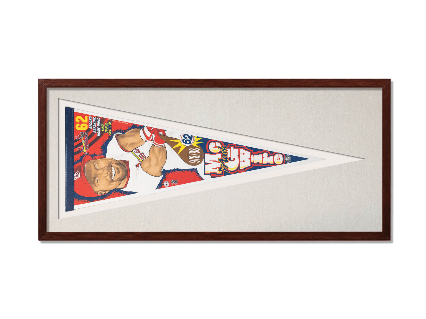 Vintage 1998 St. Louis Cardinals Mark McGwire Pennant