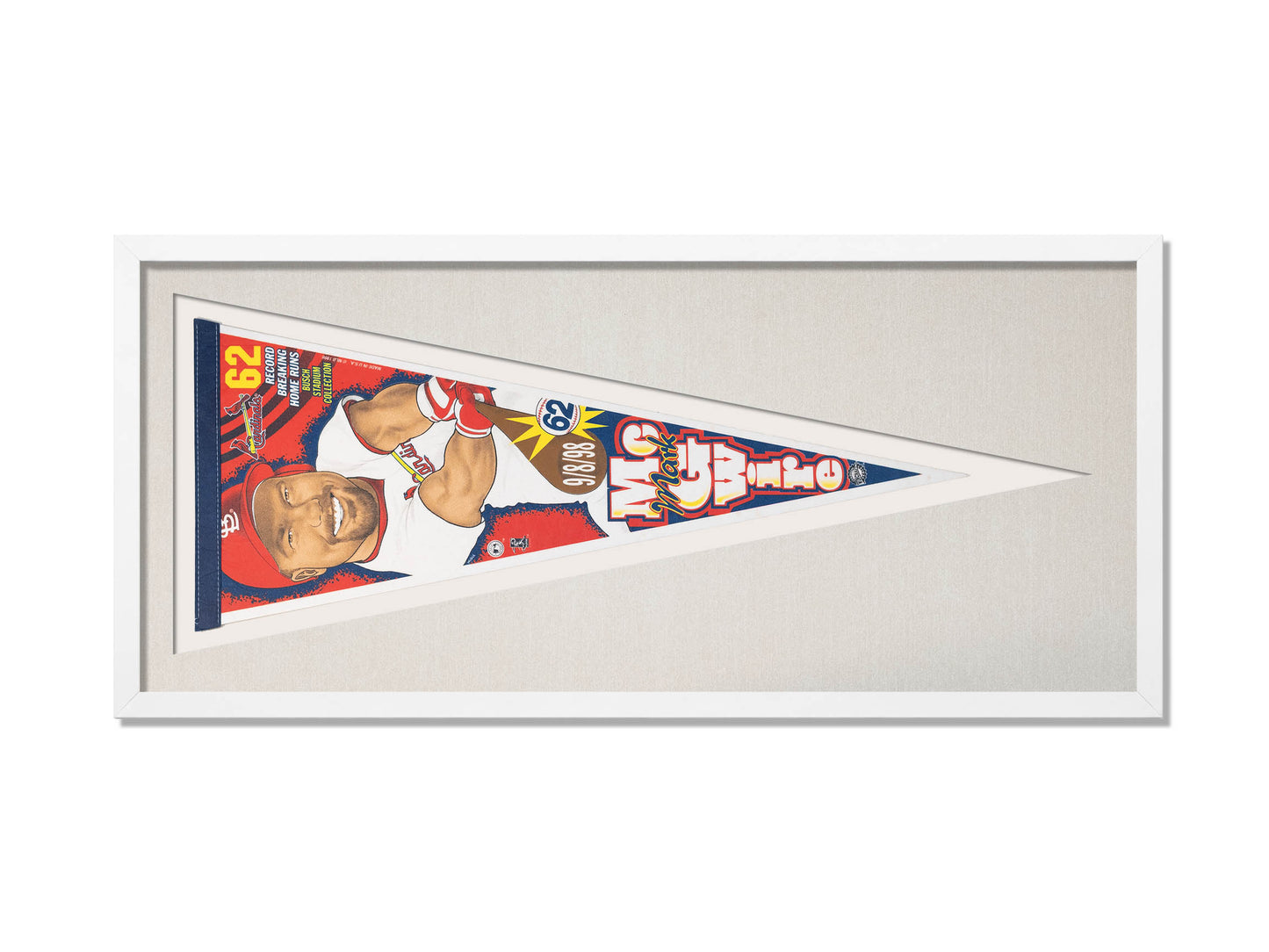 Vintage 1998 St. Louis Cardinals Mark McGwire Pennant