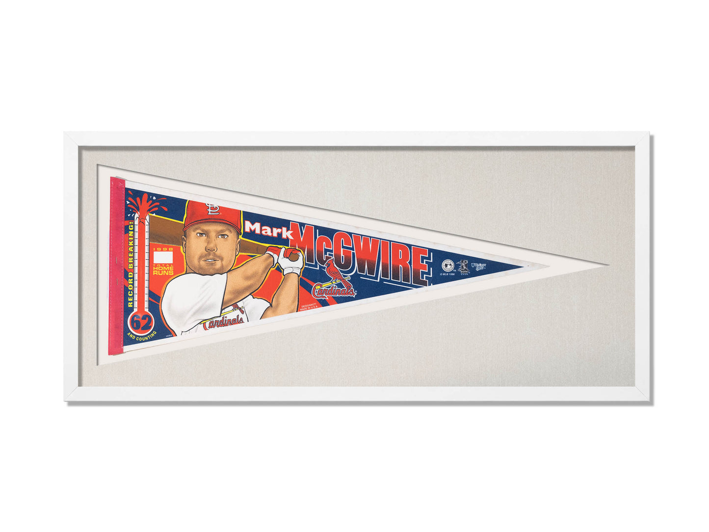 Vintage St. Louis Cardinals Mark McGwire Pennant