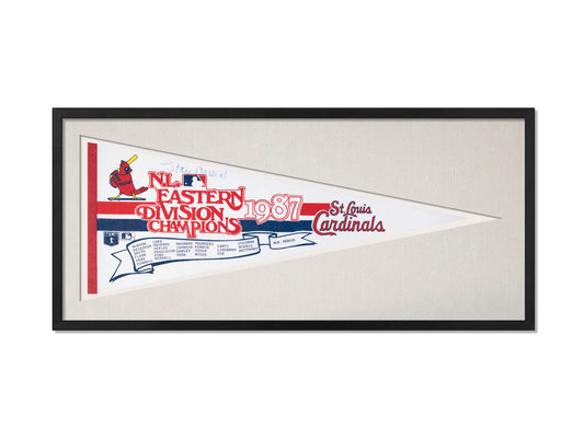 Vintage 1987 St. Louis Cardinals N.L. Eastern Division Champions Pennant