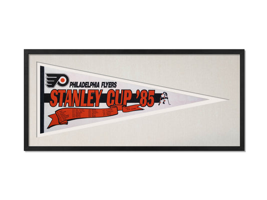 Vintage 1985 Stanley Cup Philadelphia Flyers Pennant