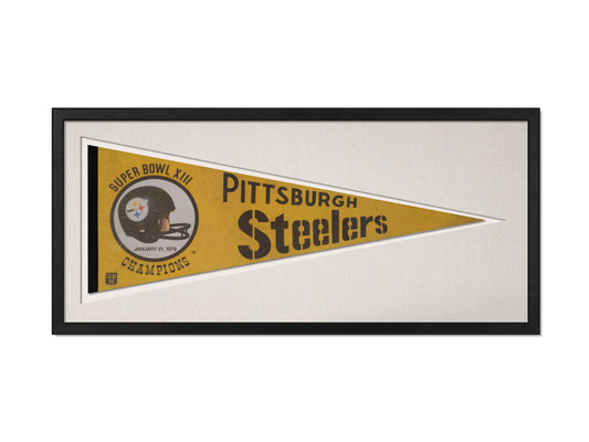 Vintage Pittsburgh Steelers Pennant