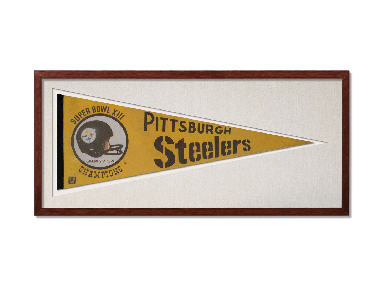 Vintage Pittsburgh Steelers Pennant