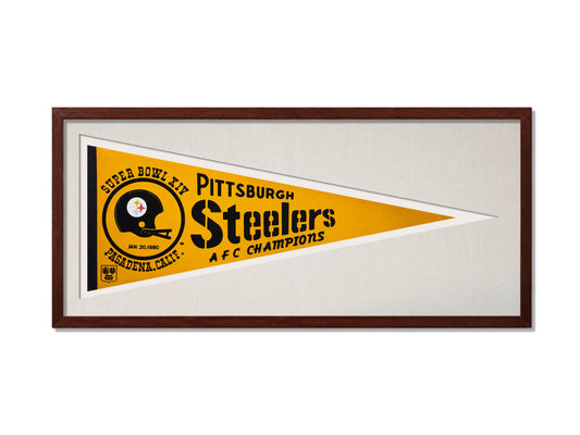 Vintage Pittsburgh Steelers Pennant