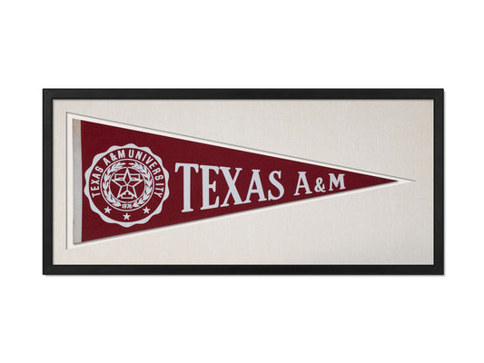 Vintage Texas A and M Pennant