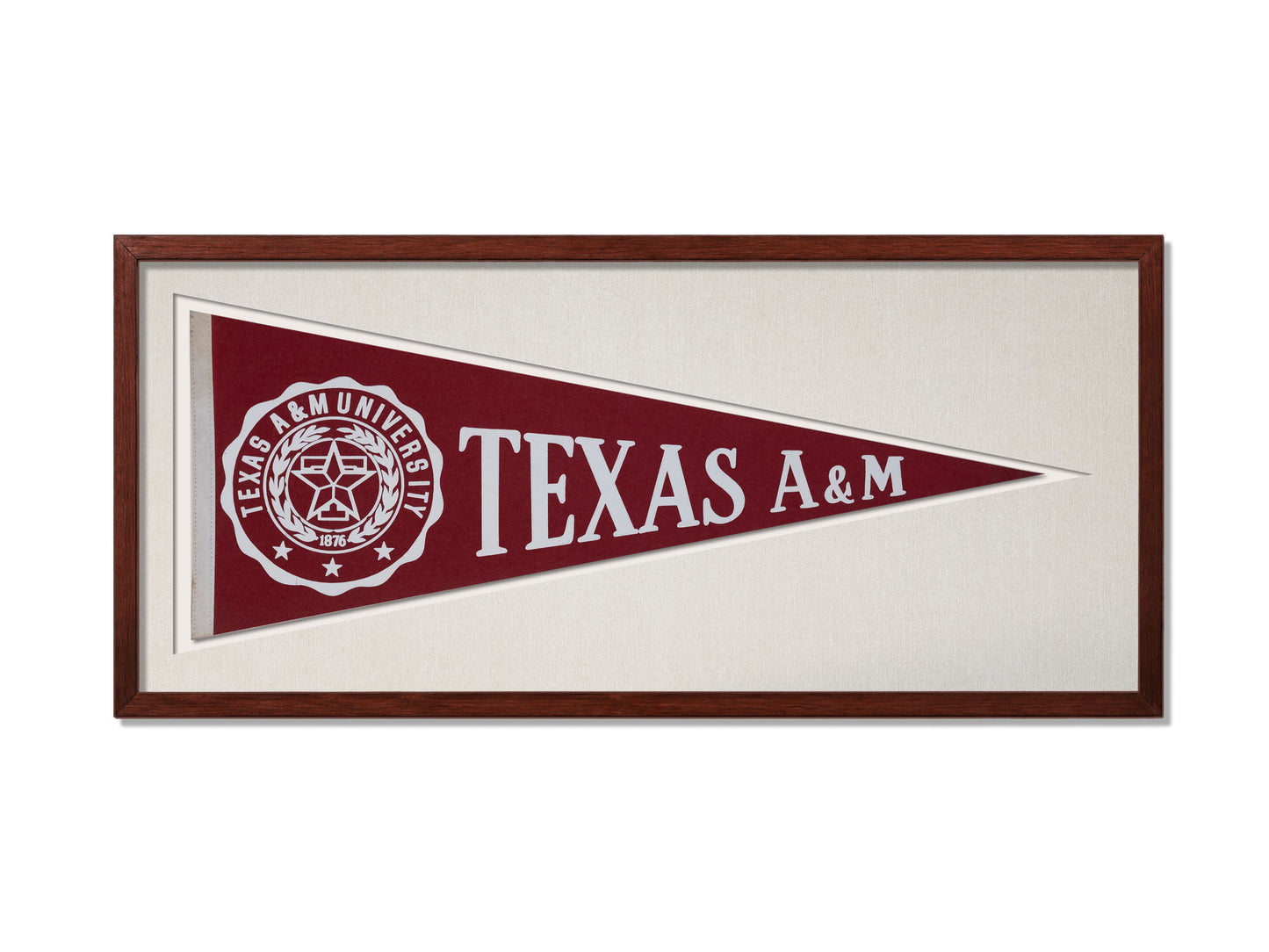 Vintage Texas A and M Pennant