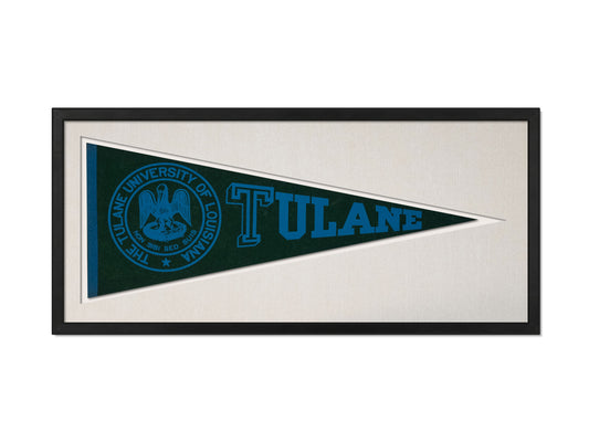 Vintage Tulane University Pennant