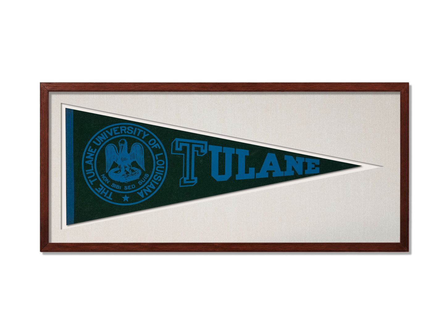 Vintage Tulane University Pennant