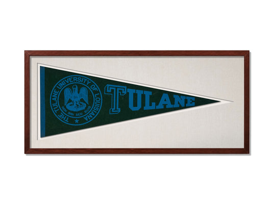 Vintage Tulane University Pennant
