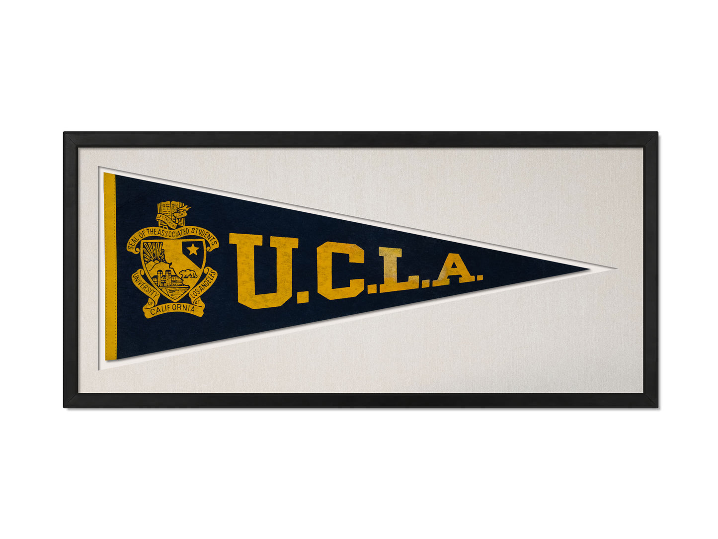 Vintage UCLA Pennant