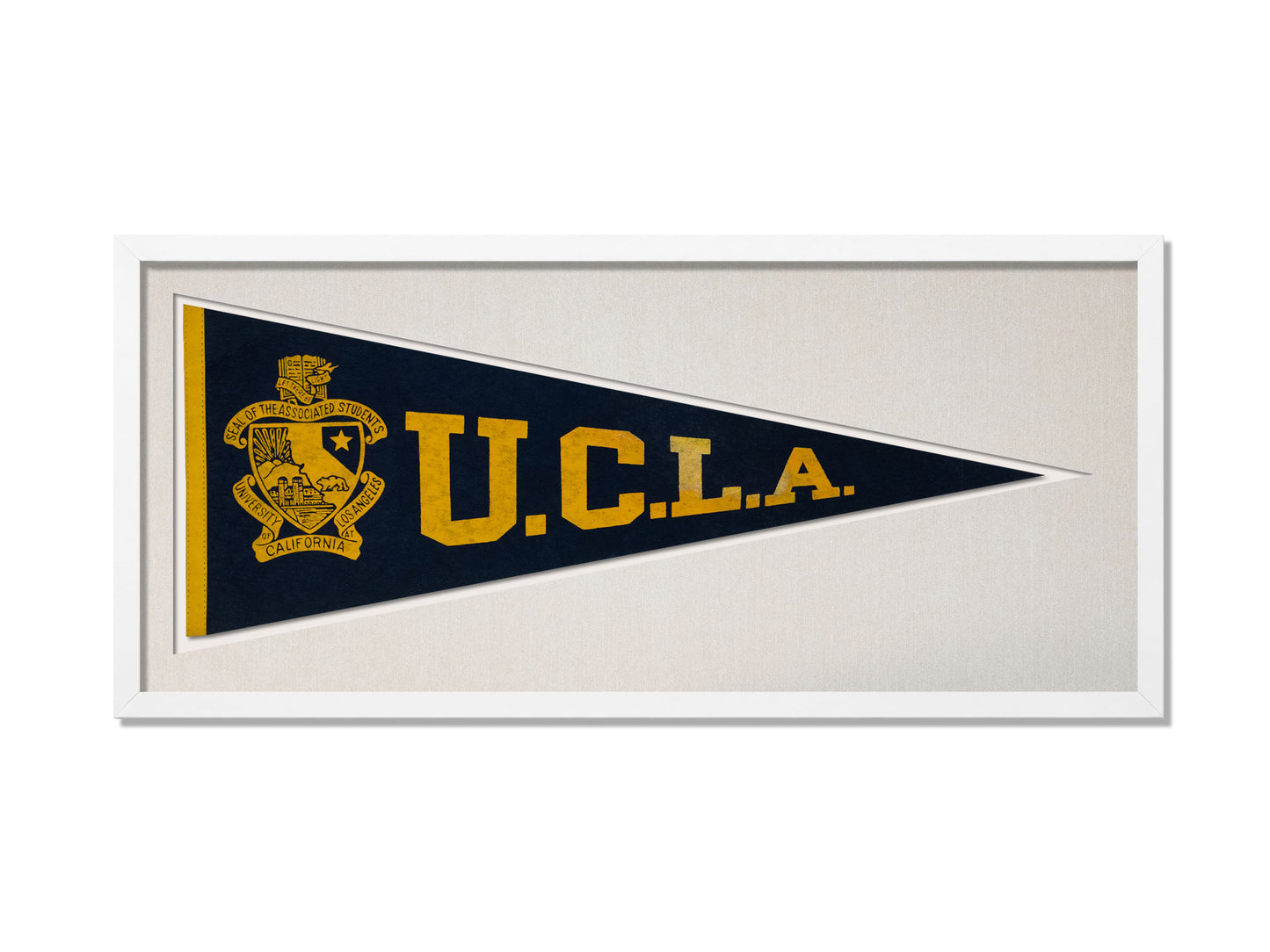 Vintage UCLA Pennant