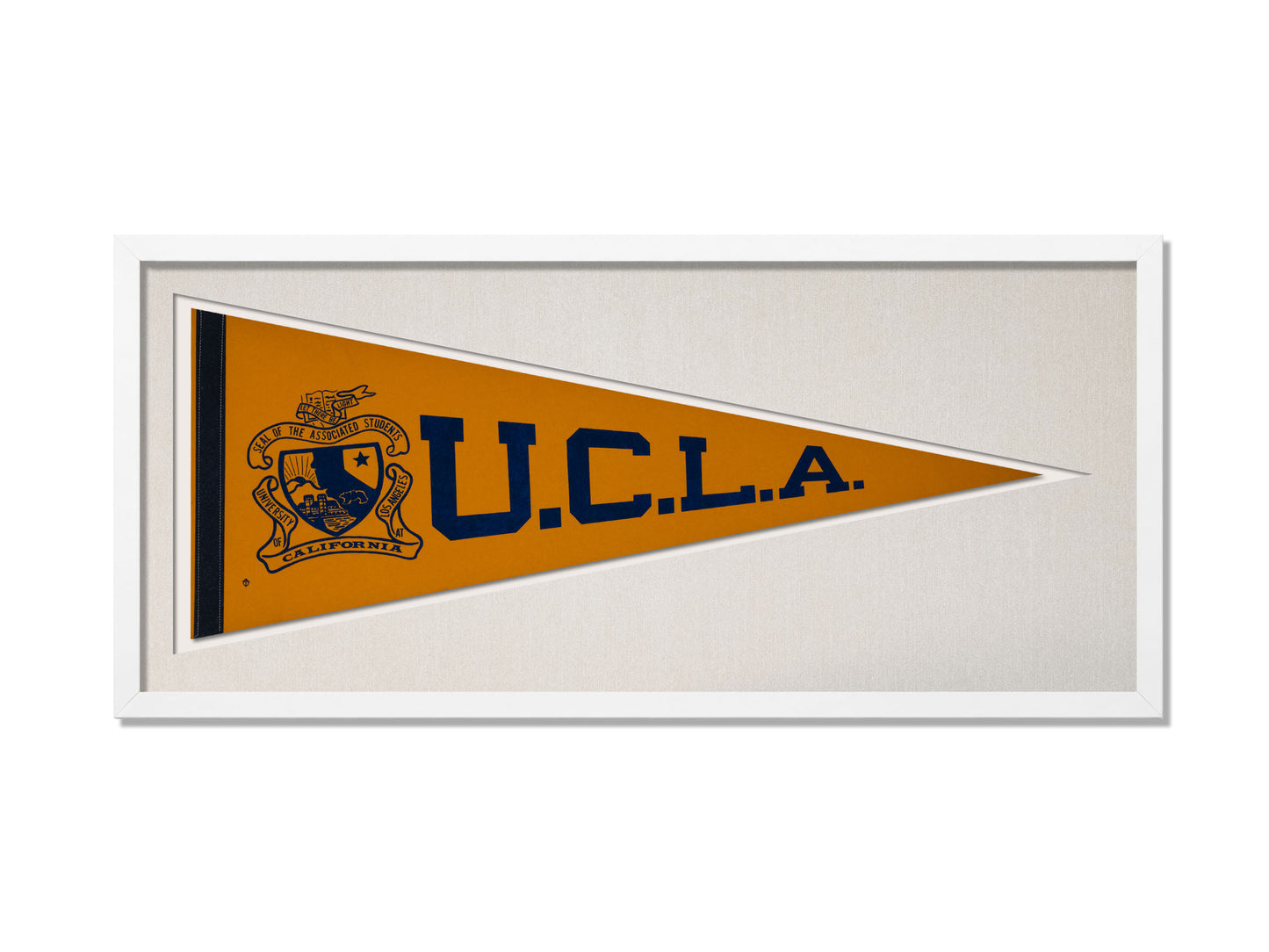 Vintage UCLA Pennant