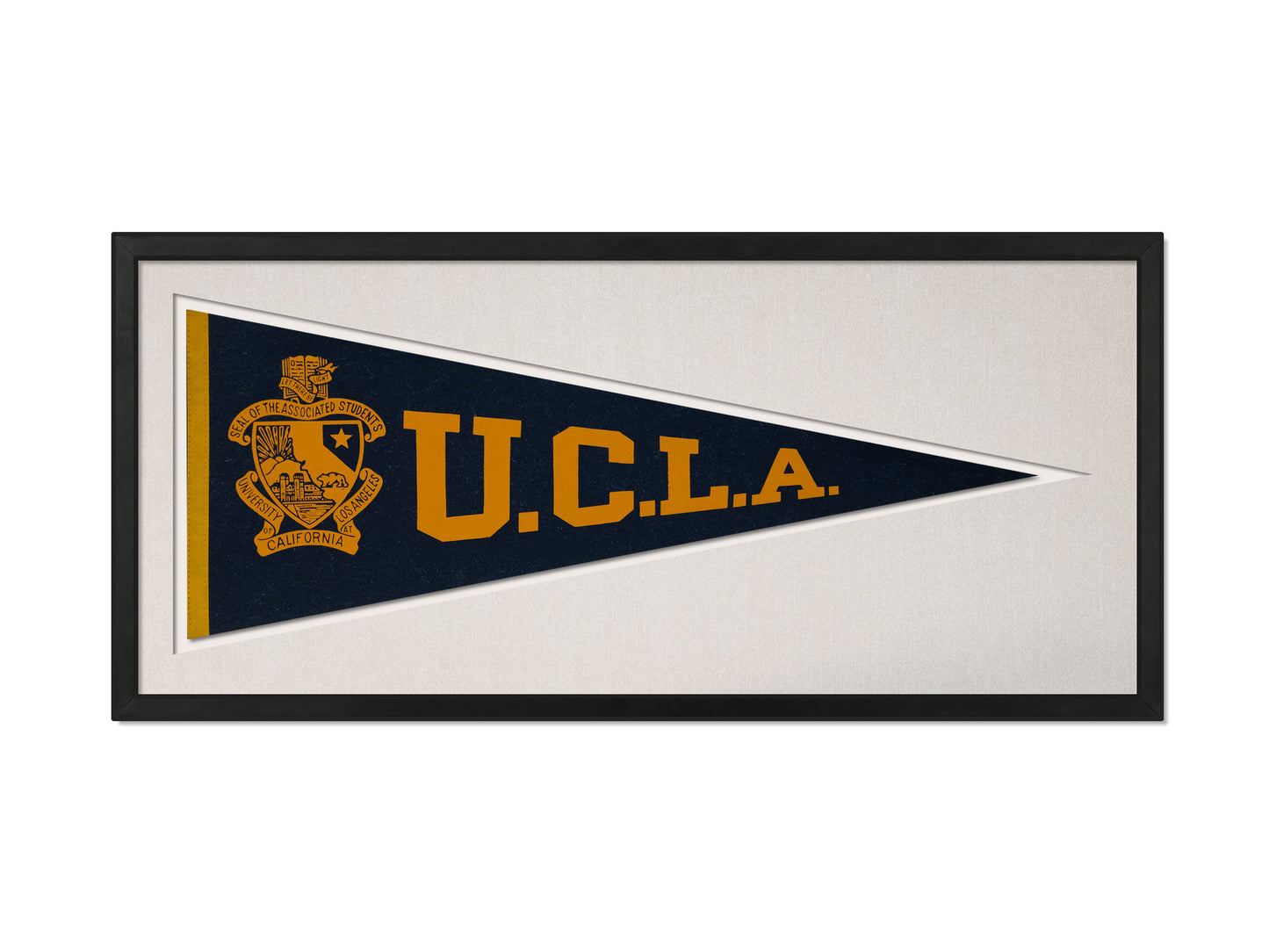 Vintage UCLA Pennant
