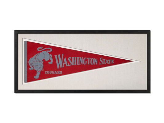 Vintage Washington State Cougar Pennant