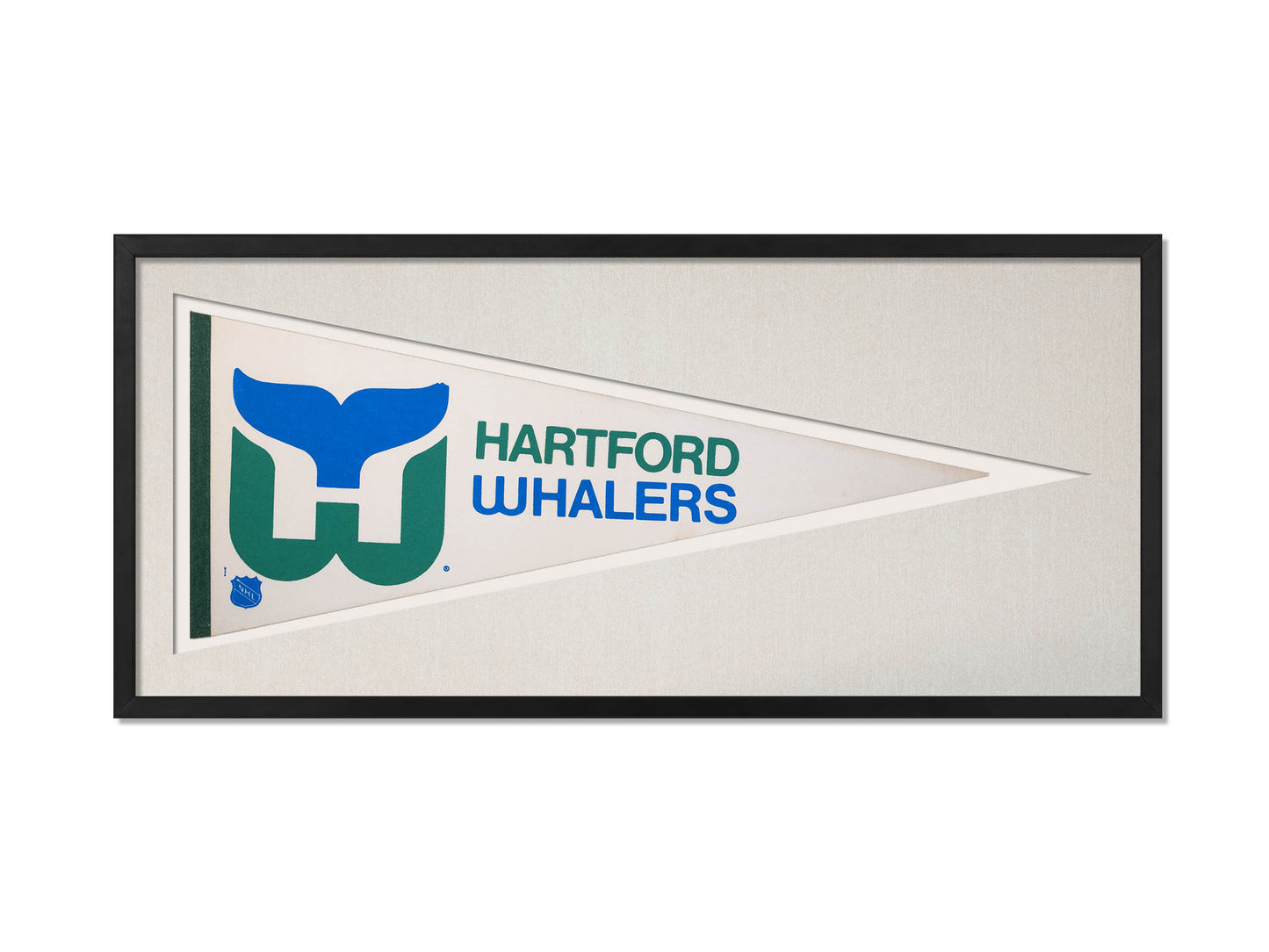 Vintage Hartford Whalers Pennant