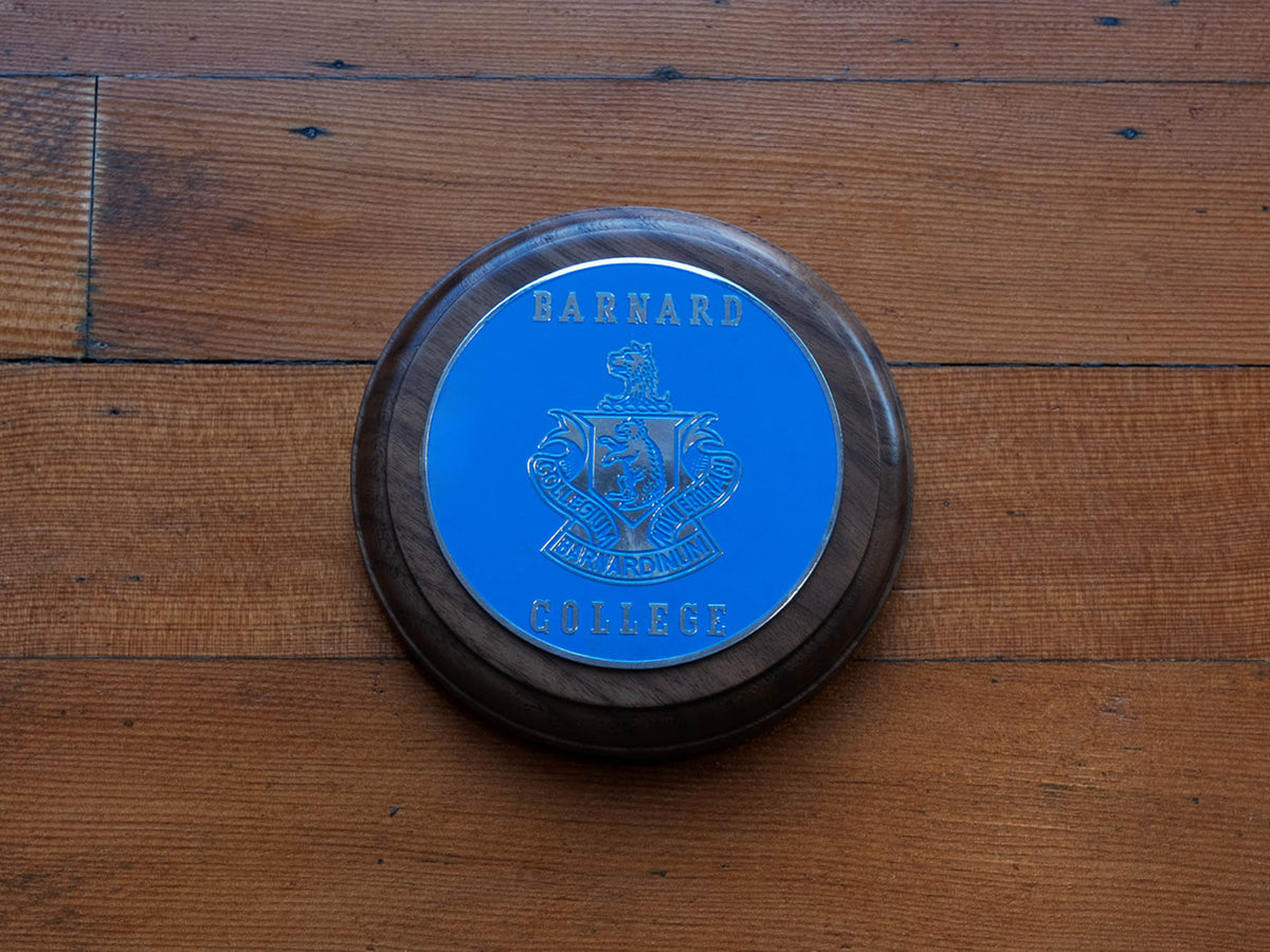 Barnard College Metal Plaque