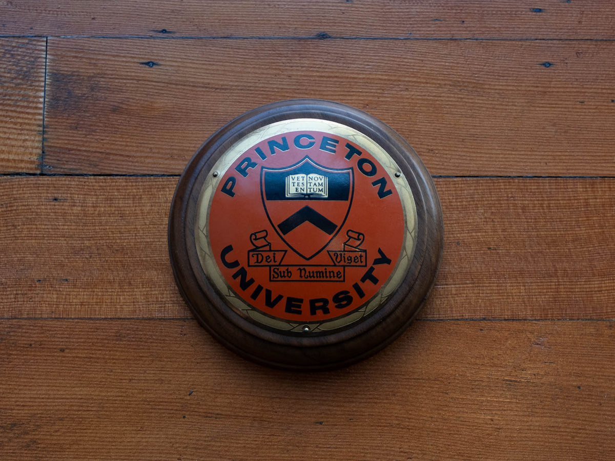 Princeton University Metal Plaque