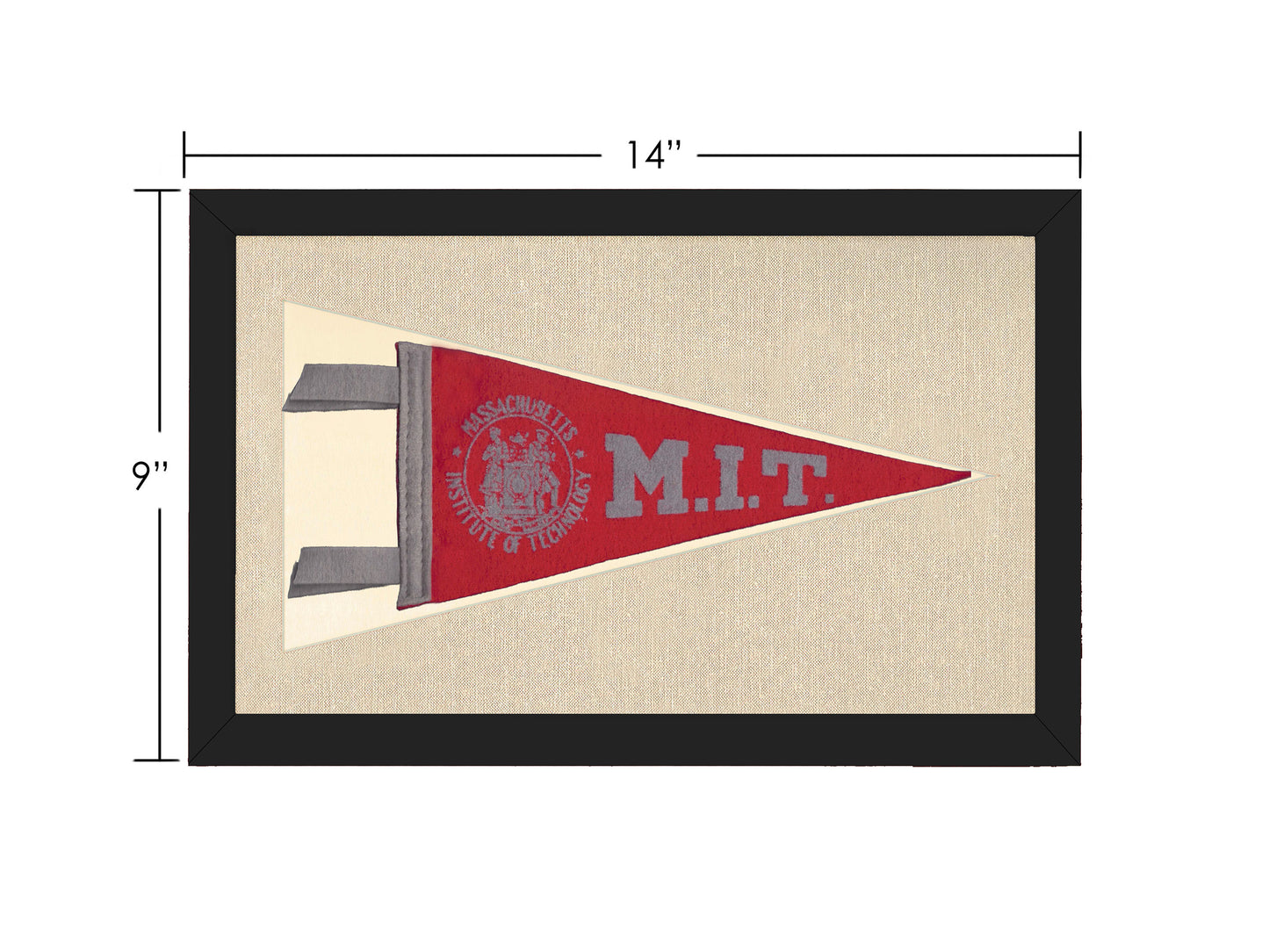 Vintage MIT - Massachusetts Institute of Technology Pennant